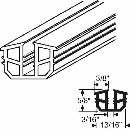 STRYBUC 200 Ft Glazing Channel 67-43